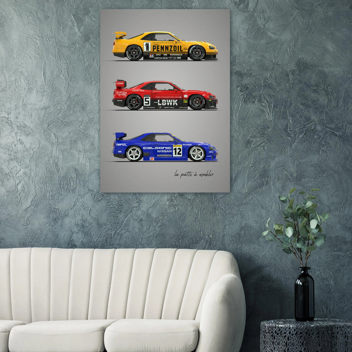 Japanese Sports Car Poster - JDM Performance Art Print