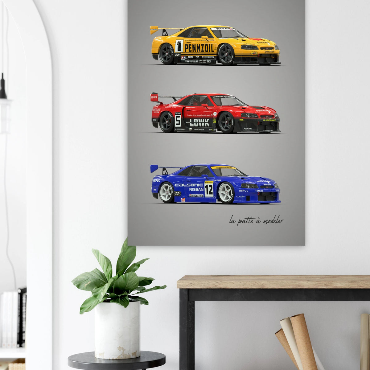 Japanese Performance Car Poster - JDM Racing Art Print