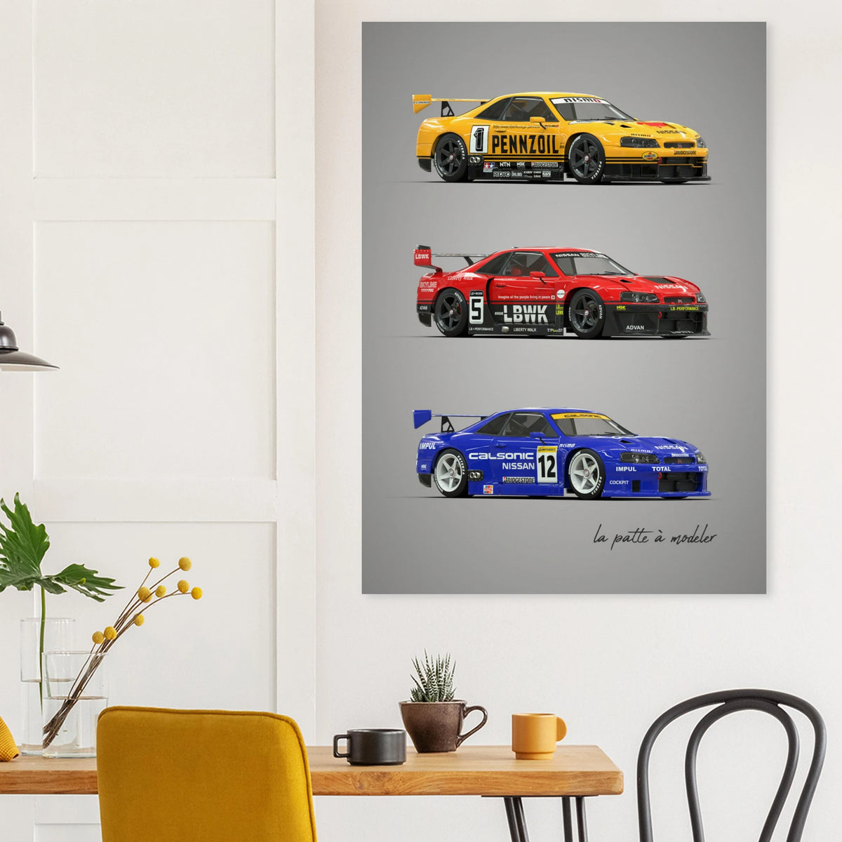 Japanese Performance Car Poster - JDM Racing Art Print