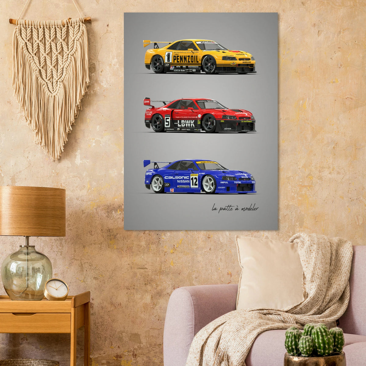 Japanese Performance Car Poster - JDM Racing Art Print