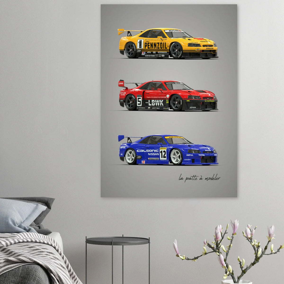 Japanese Performance Car Poster - JDM Racing Art Print