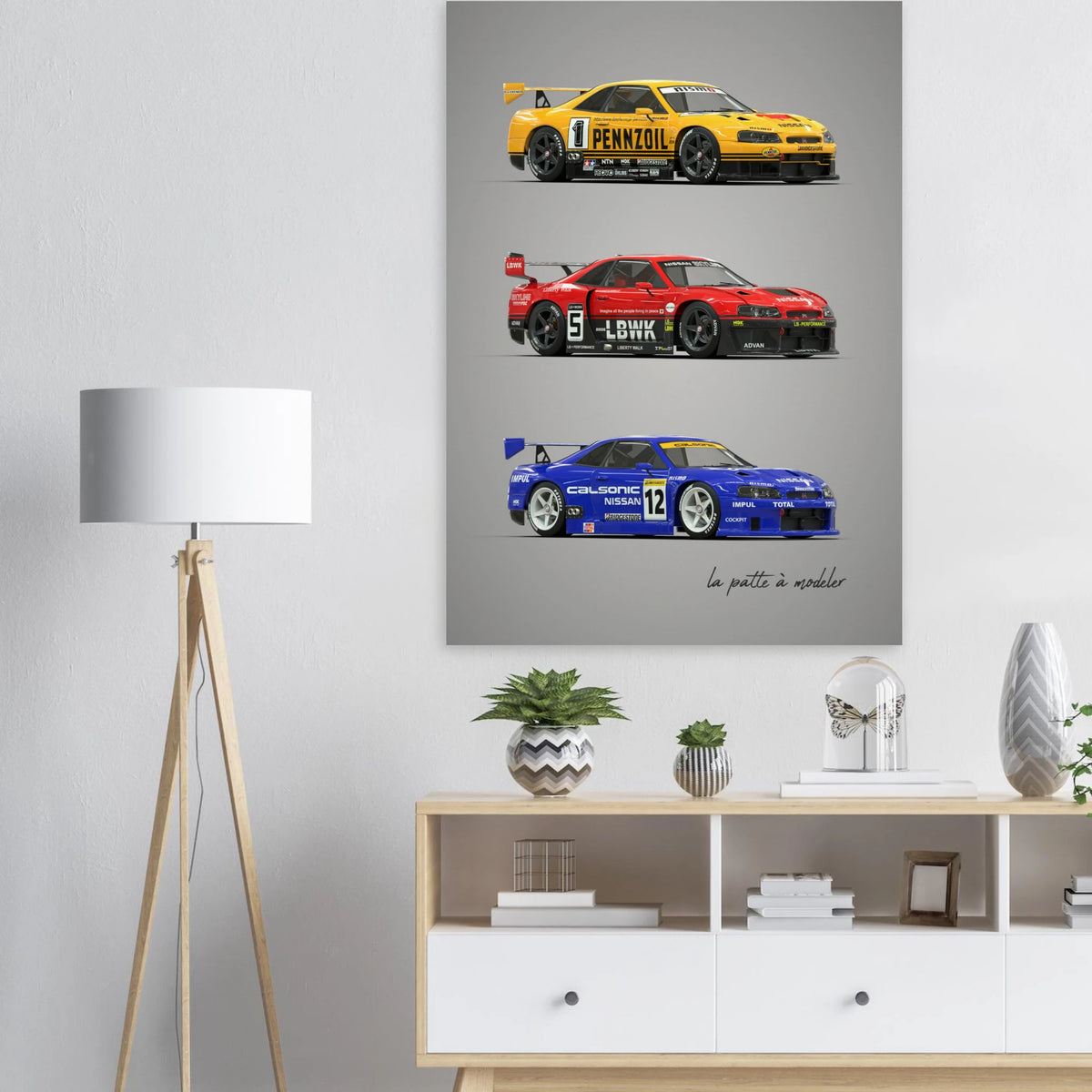 Japanese Performance Car Poster - JDM Racing Art Print