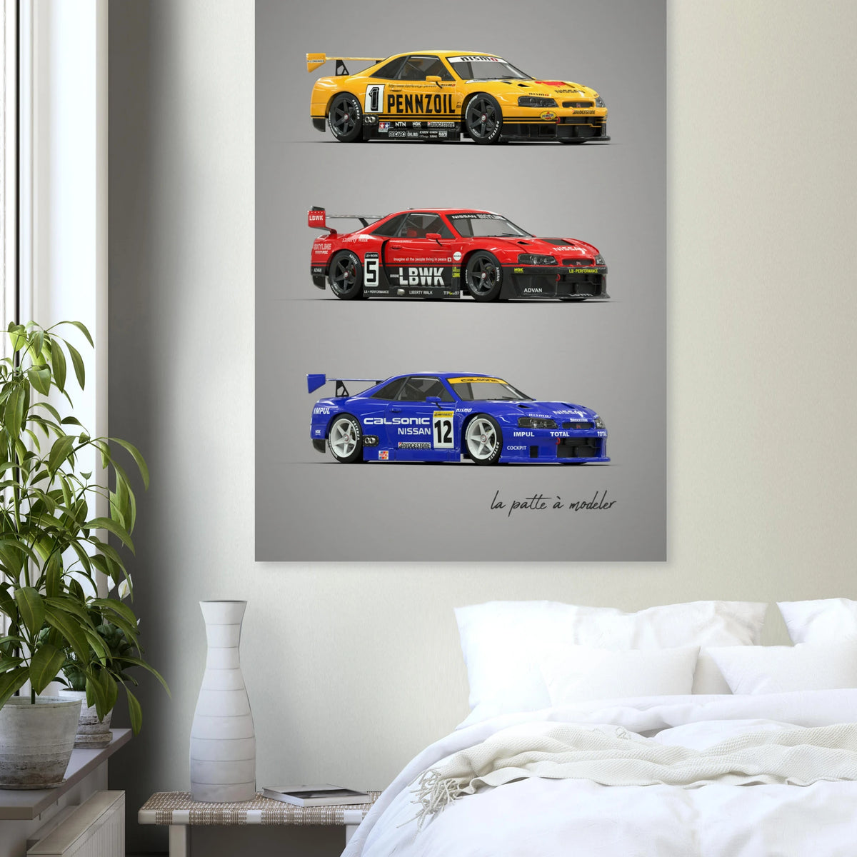 Japanese Performance Car Poster - JDM Racing Art Print