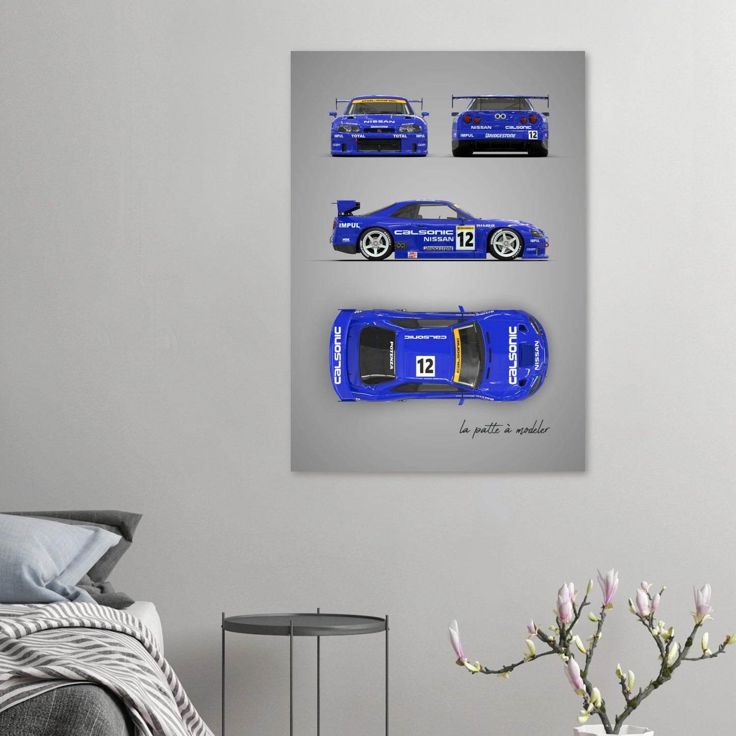 art, poster, aluminium print, wall art, automotive, gift, blueprint, car enthusiast, vintage car, classic car, motorcycle, race car, rally car, home decor