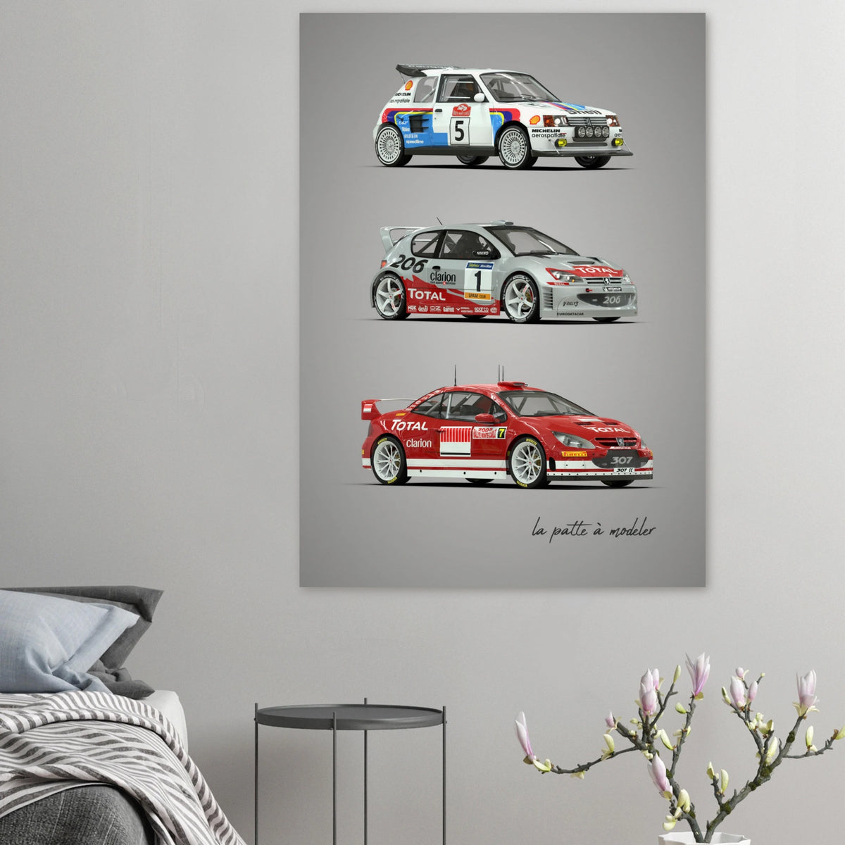 French Classic Car Poster - Family Car Heritage Art Print