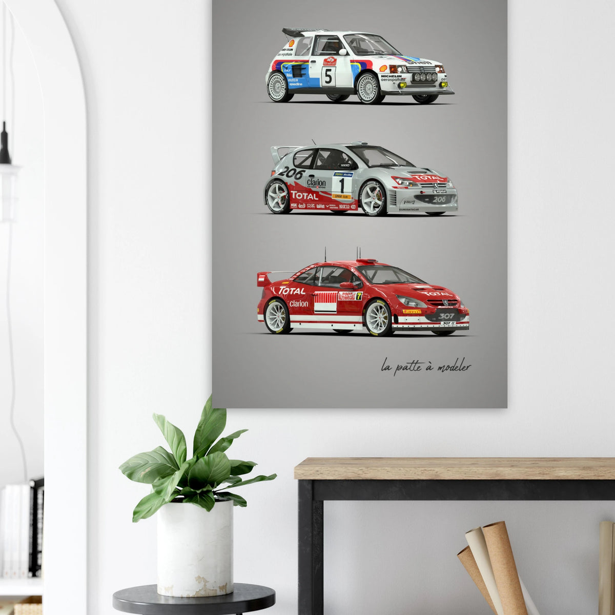 French Classic Car Poster - Family Car Heritage Art Print