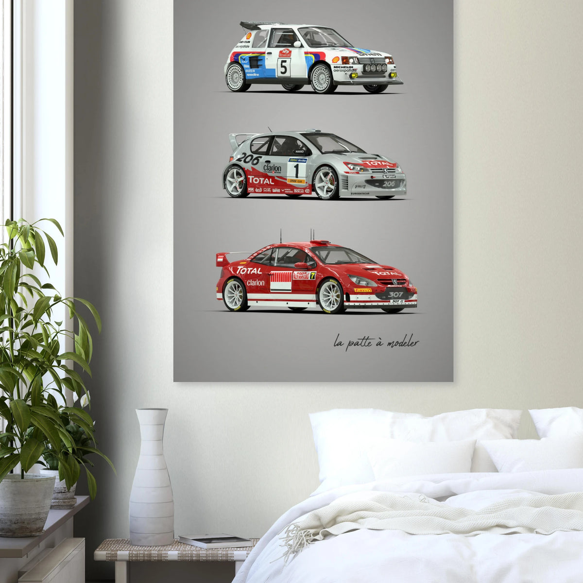 French Classic Car Poster - Family Car Heritage Art Print