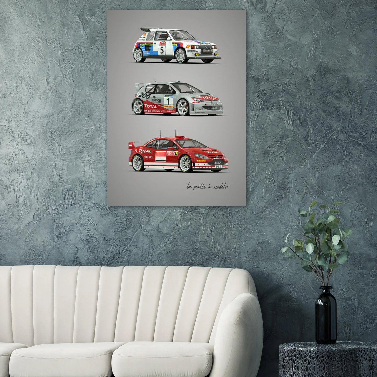 French Classic Car Poster - Family Car Heritage Art Print