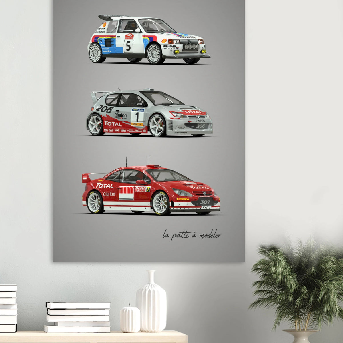 French Classic Car Poster - Family Car Heritage Art Print
