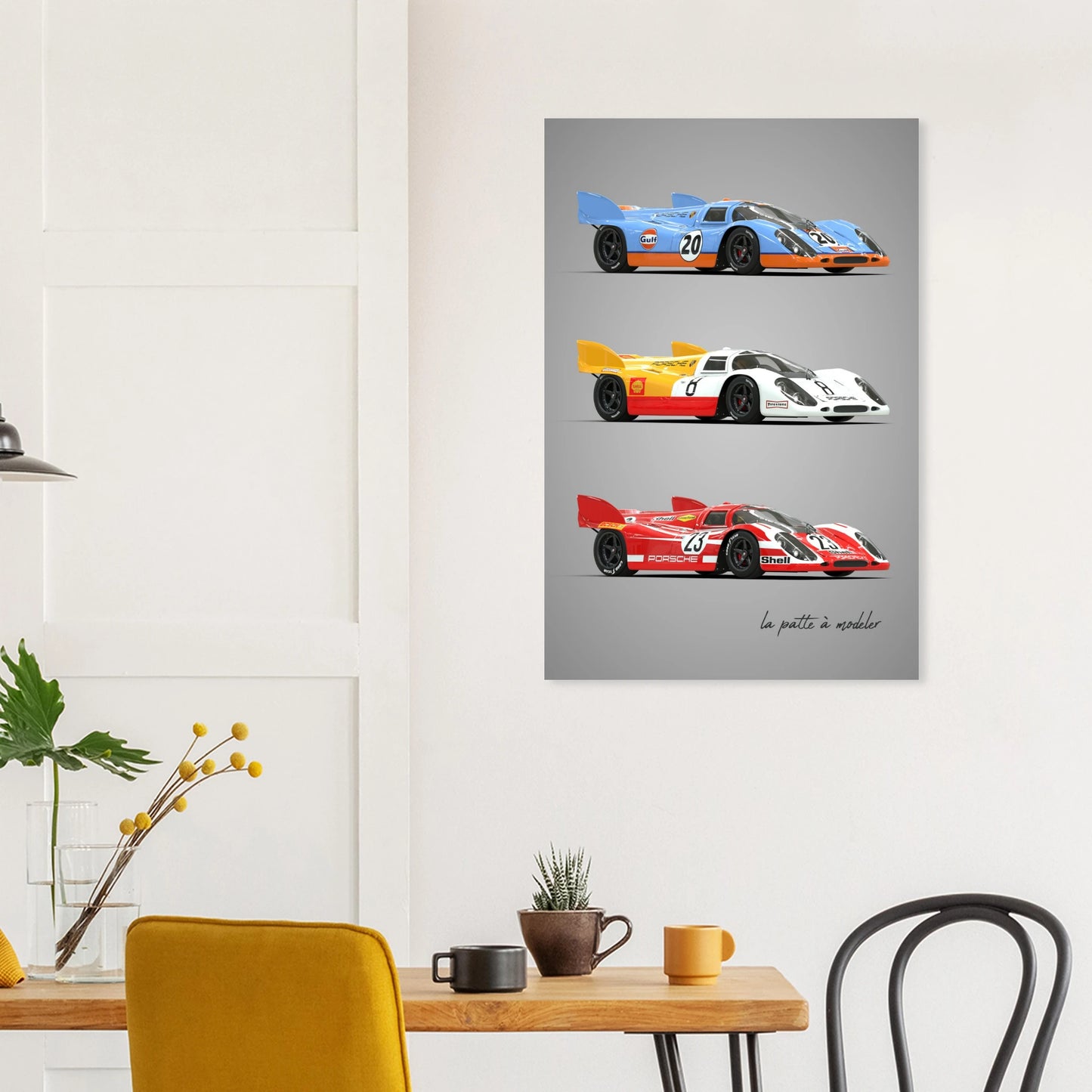 German Racing Legend Aluminum Print - Endurance Motorsport Art