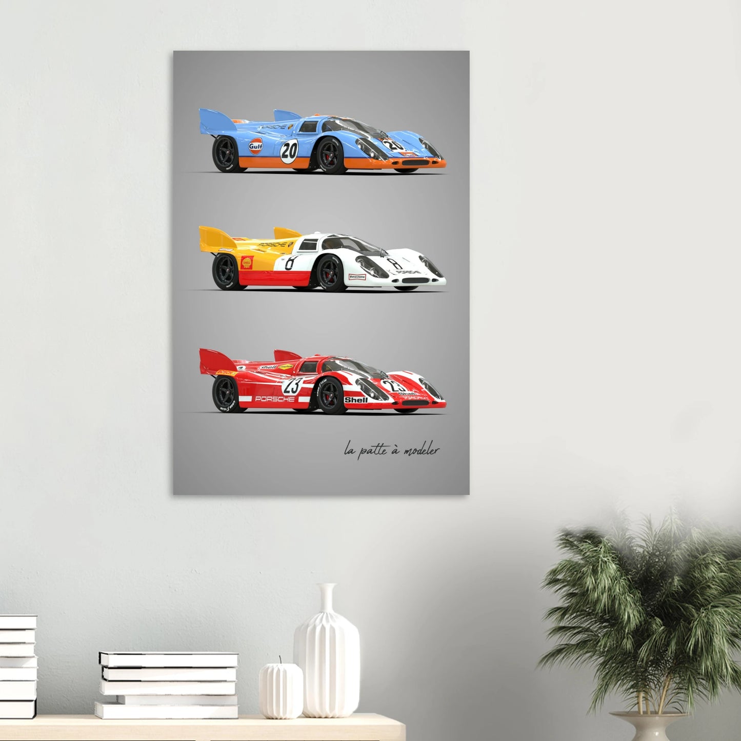 German Racing Legend Aluminum Print - Endurance Motorsport Art