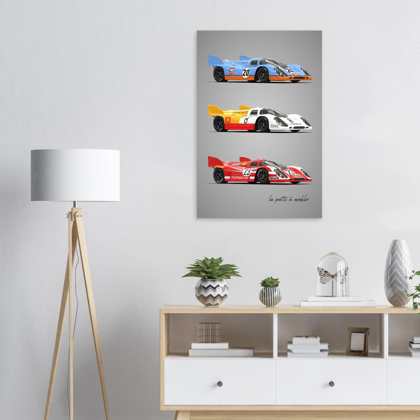 German Racing Legend Aluminum Print - Endurance Motorsport Art