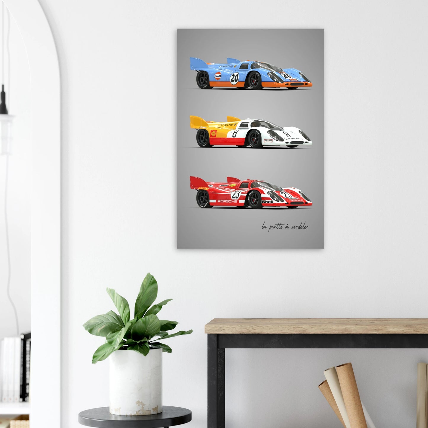 German Racing Legend Aluminum Print - Endurance Motorsport Art