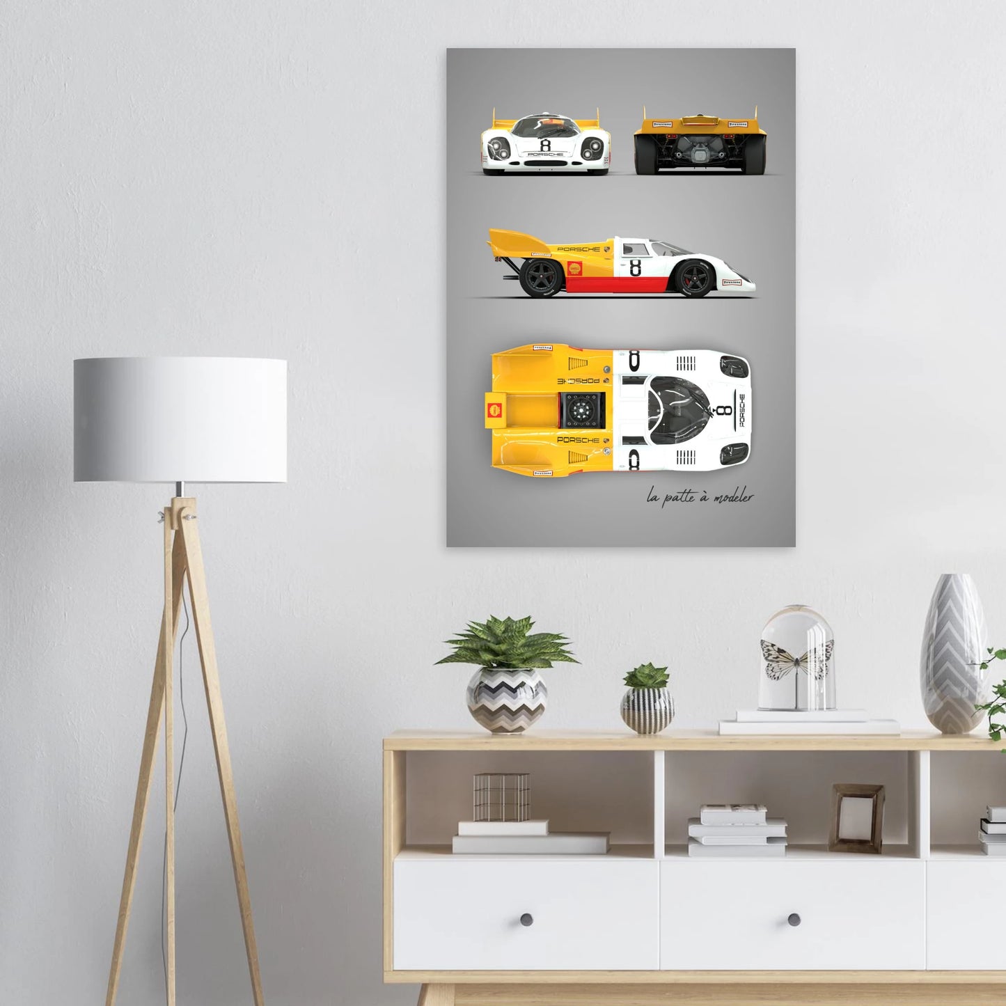 German Racing Legend Aluminum Print - Endurance Motorsport Art