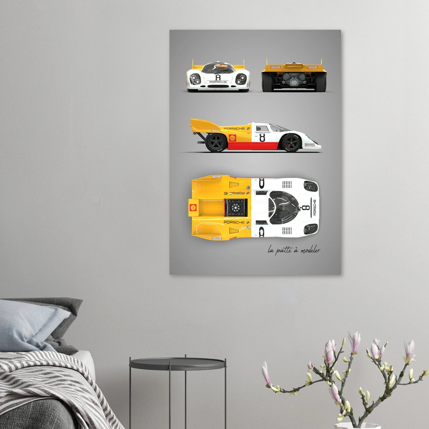 German Racing Legend Aluminum Print - Endurance Motorsport Art