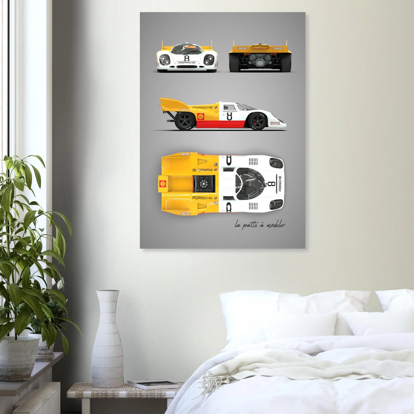 German Racing Legend Aluminum Print - Endurance Motorsport Art
