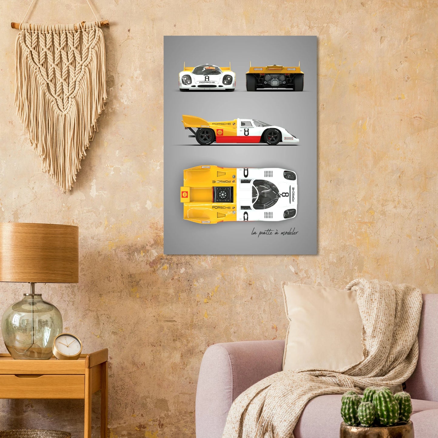 German Racing Legend Aluminum Print - Endurance Motorsport Art