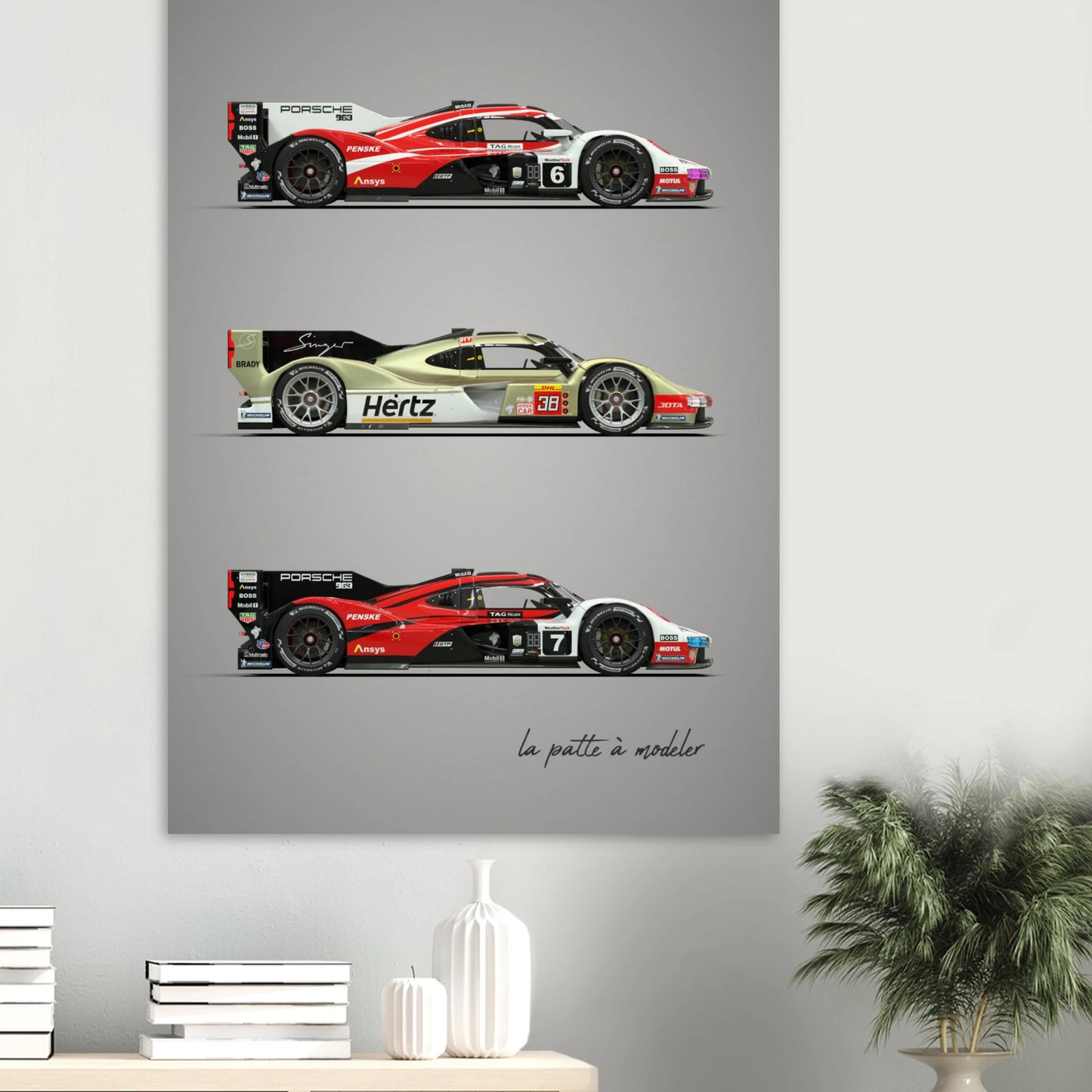 German Racing Car Poster - Endurance Motorsport Art Print