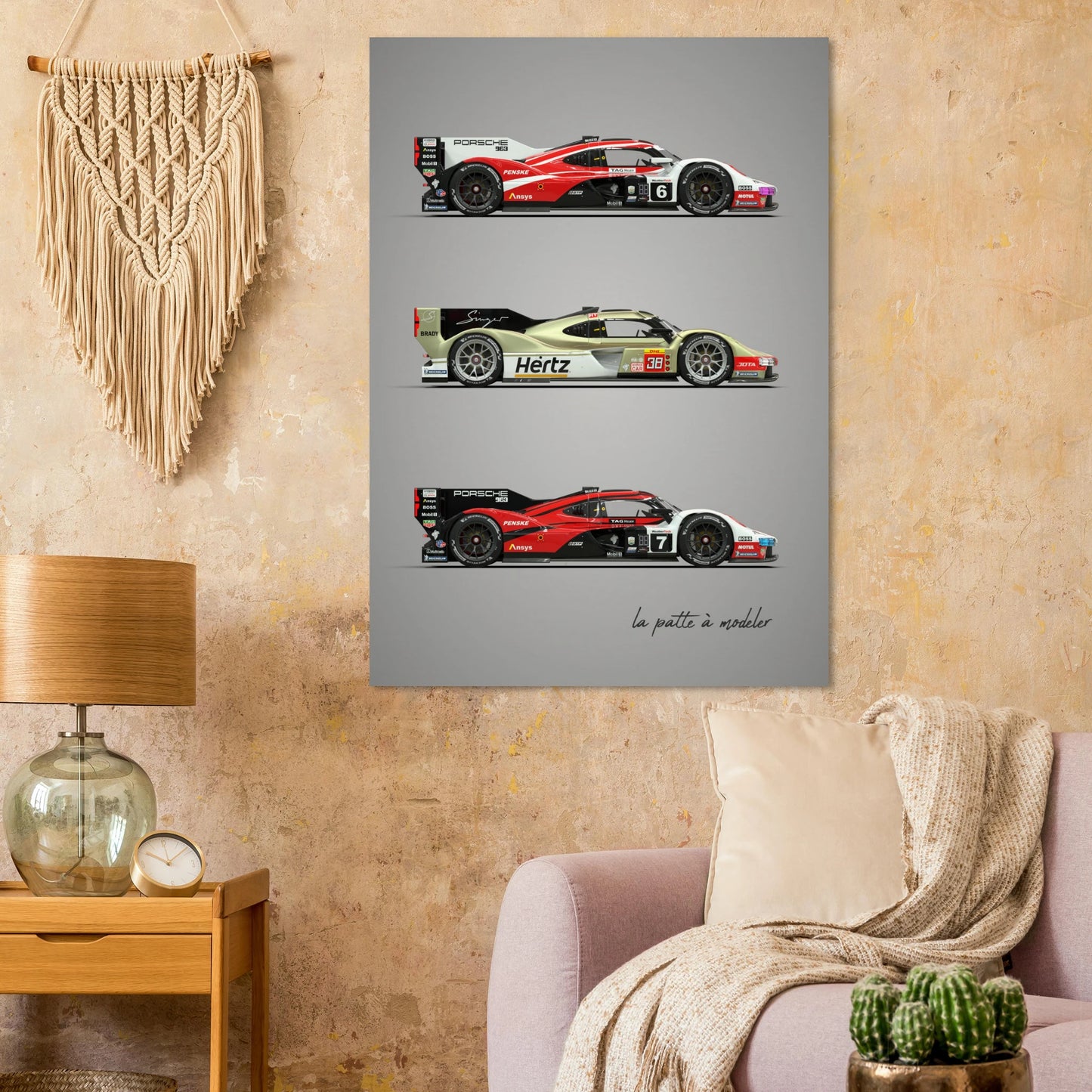 German Racing Car Poster - Endurance Motorsport Art Print