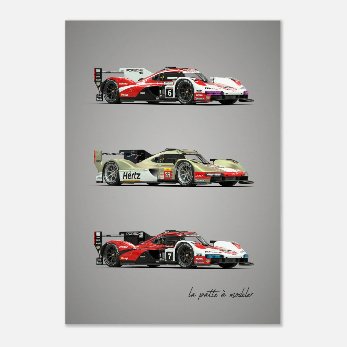 German Endurance Car Poster - Racing Heritage Art Print