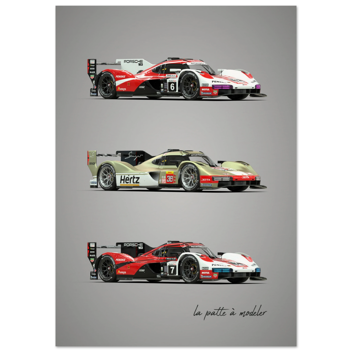 German Endurance Car Poster - Racing Heritage Art Print