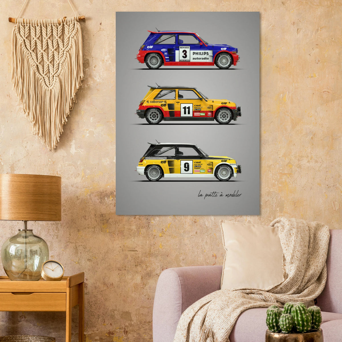 French Rally Icon Poster - Group B Motorsport Art Print