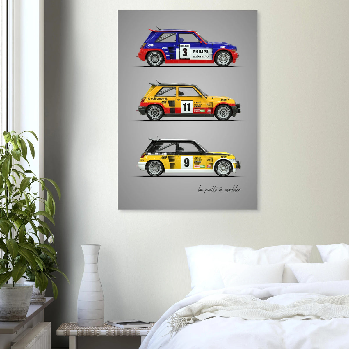 French Rally Icon Aluminum Print - Group B Heritage Art