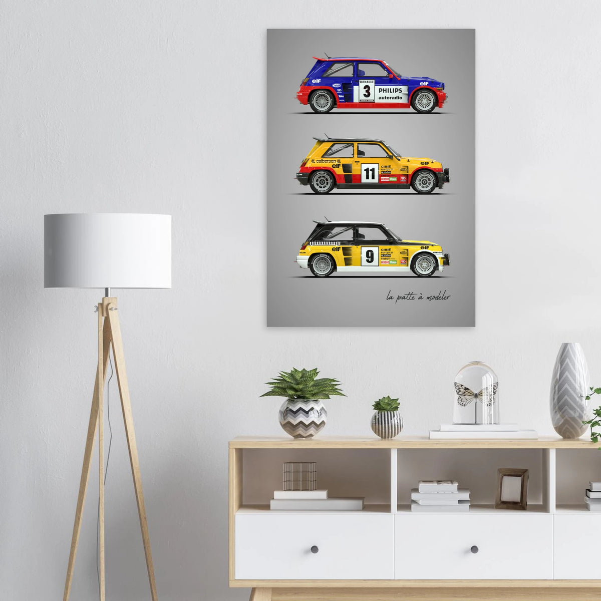 French Rally Icon Aluminum Print - Group B Heritage Art