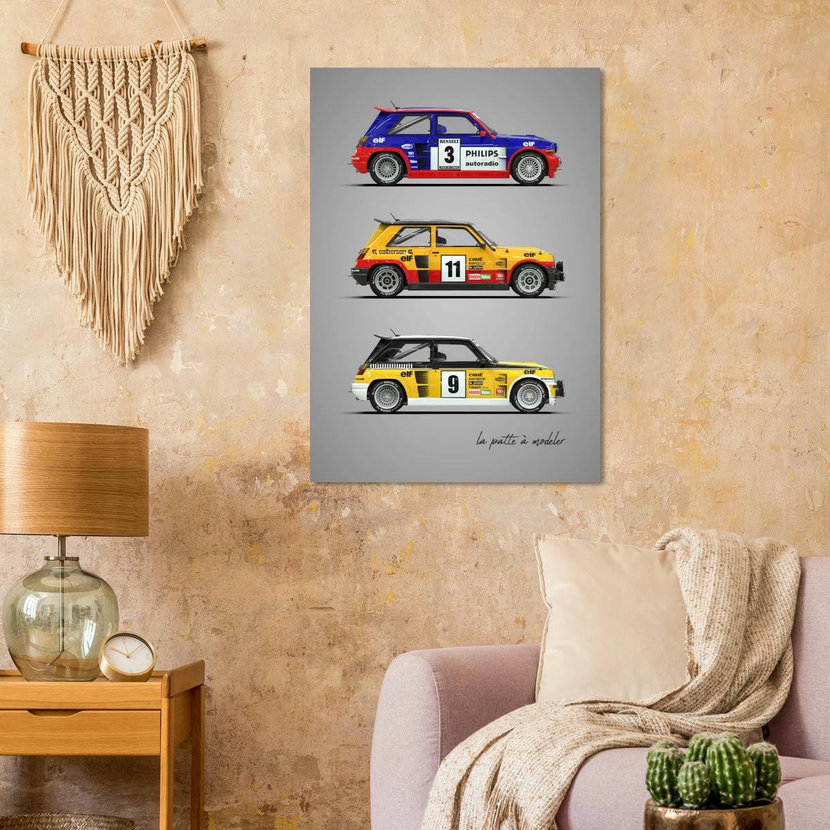French Rally Icon Aluminum Print - Group B Heritage Art