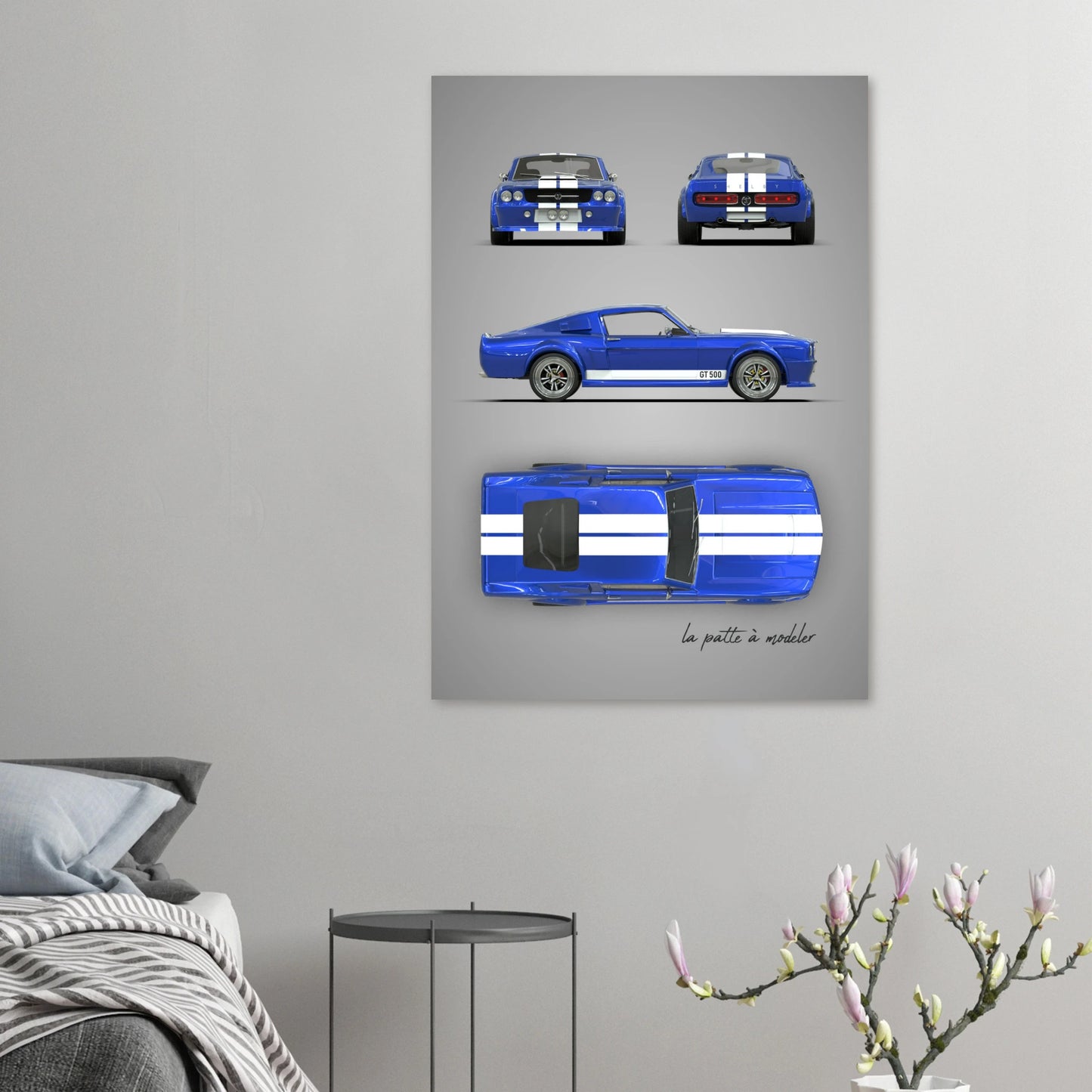 art, poster, aluminium print, wall art, automotive, gift, blueprint, car enthusiast, vintage car, classic car, motorcycle, race car, rally car, home decor