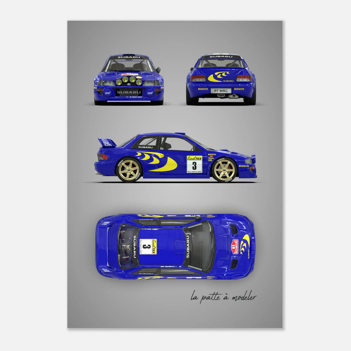 Japanese Rally Car Aluminum Print - Performance Icon Art