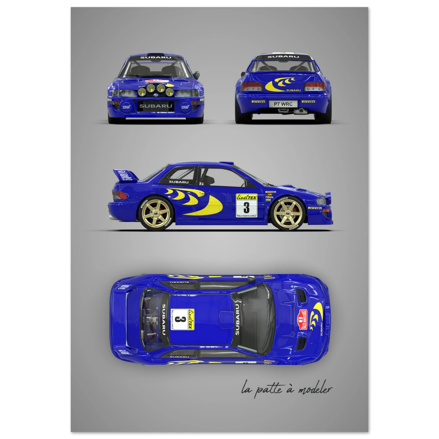 Japanese Rally Car Aluminum Print - Performance Icon Art