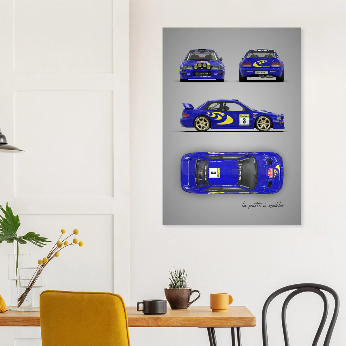 Japanese Rally Car Aluminum Print - Performance Icon Art