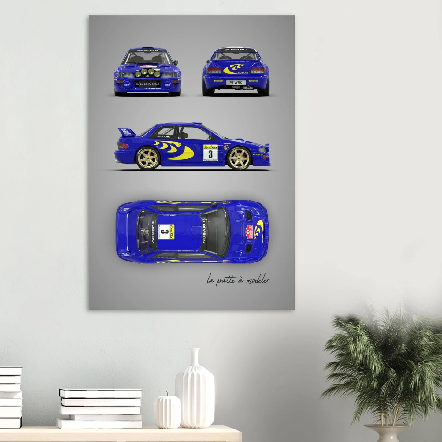 Japanese Rally Car Aluminum Print - Performance Icon Art