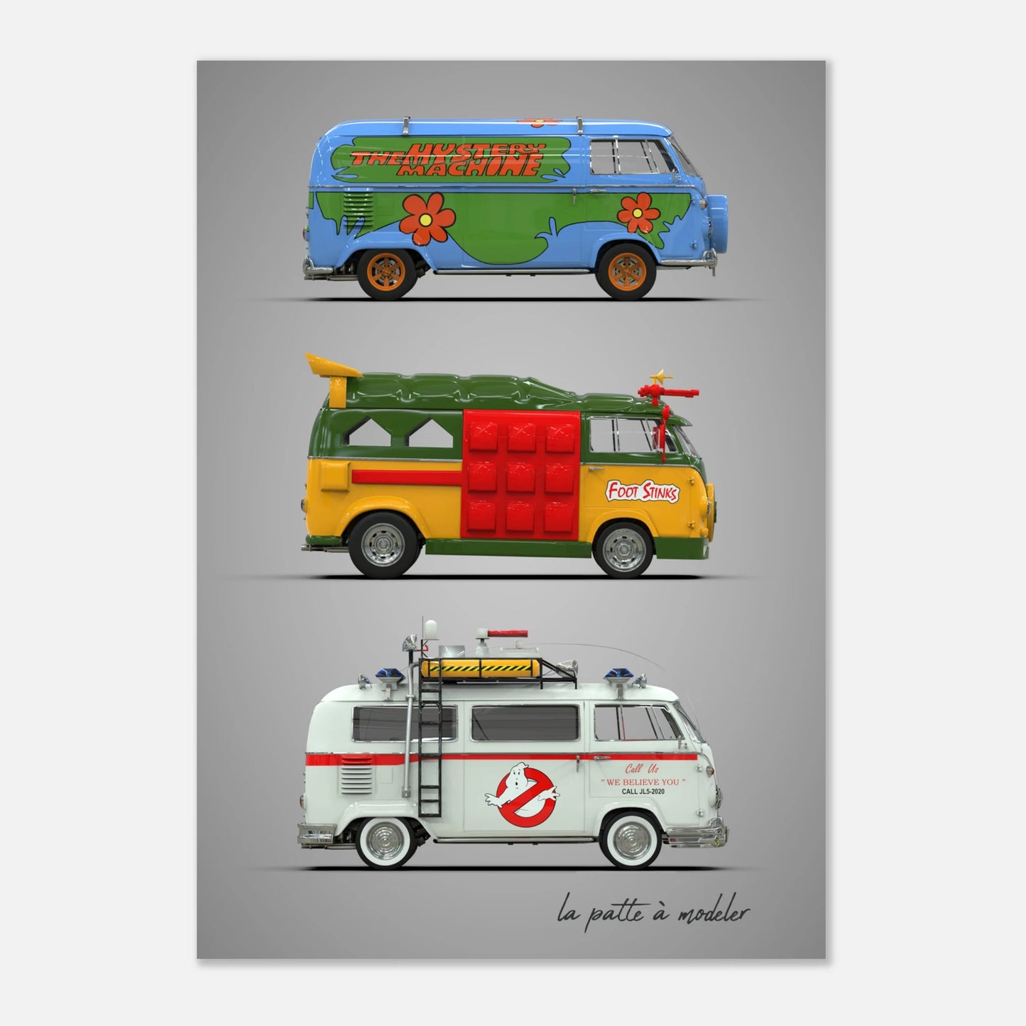 Custom German Car Aluminum Print - Vintage Automotive Art