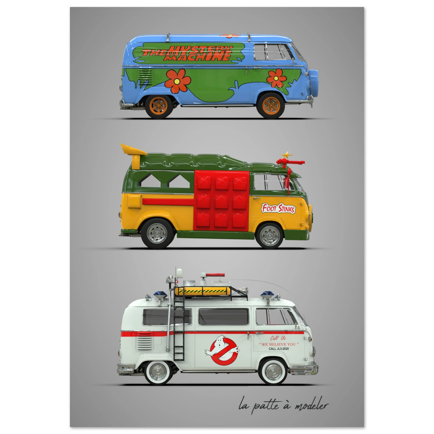 Custom German Car Aluminum Print - Vintage Automotive Art