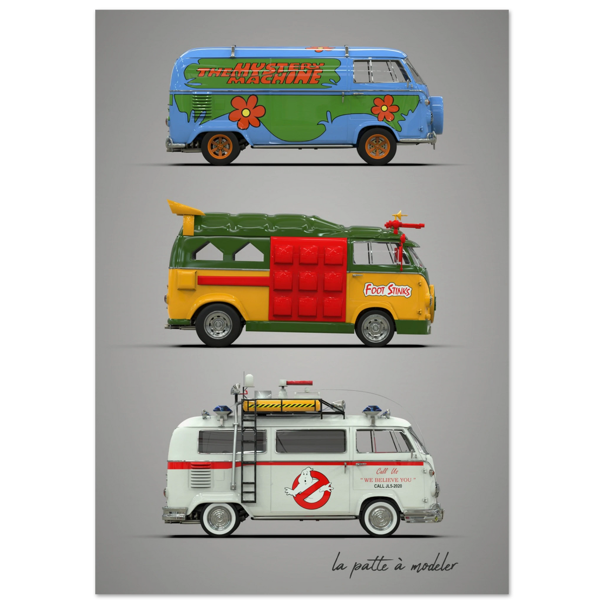 Custom German Car Poster - Vintage Automotive Art Print