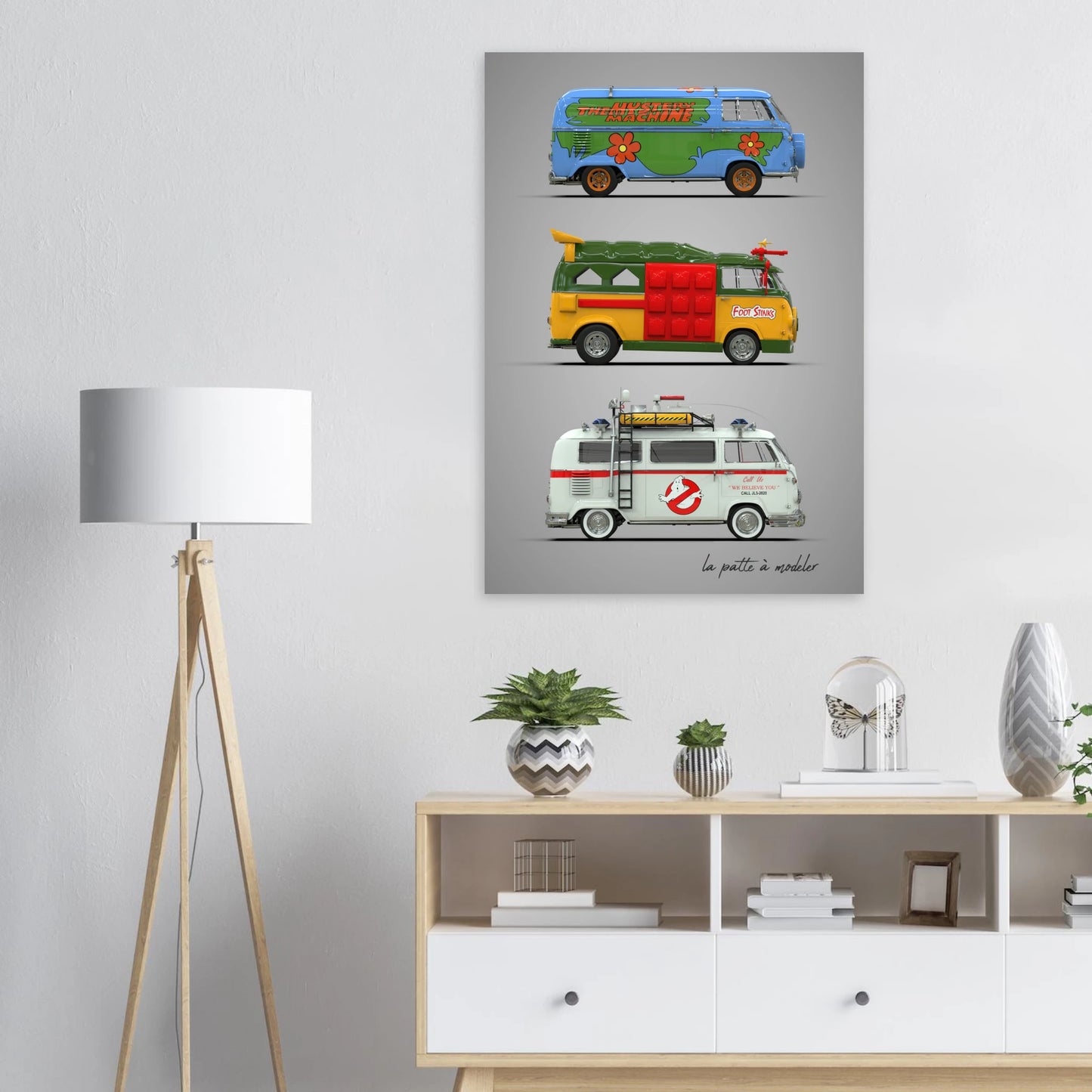Custom German Car Aluminum Print - Vintage Automotive Art