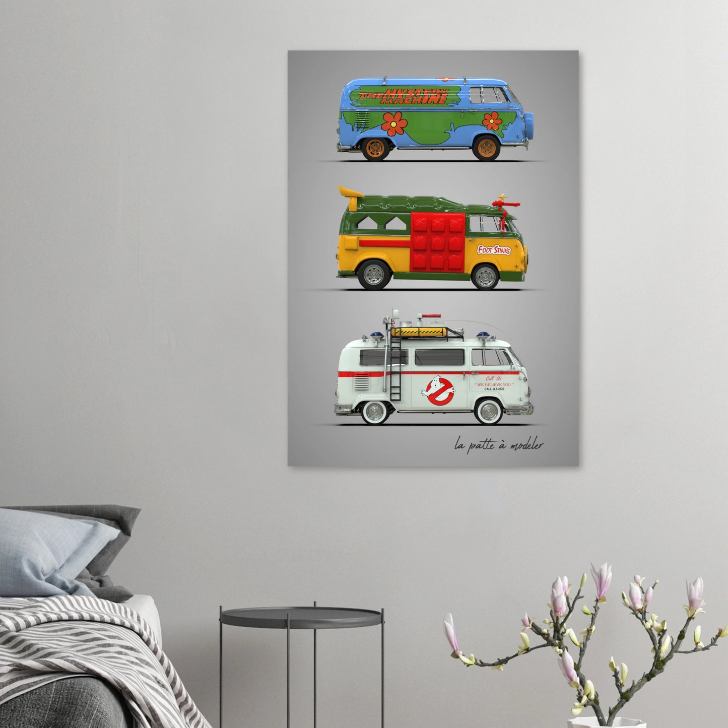 Custom German Car Aluminum Print - Vintage Automotive Art