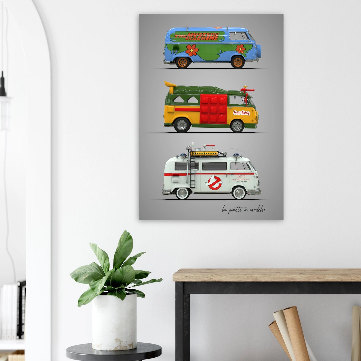 Custom German Car Aluminum Print - Vintage Automotive Art