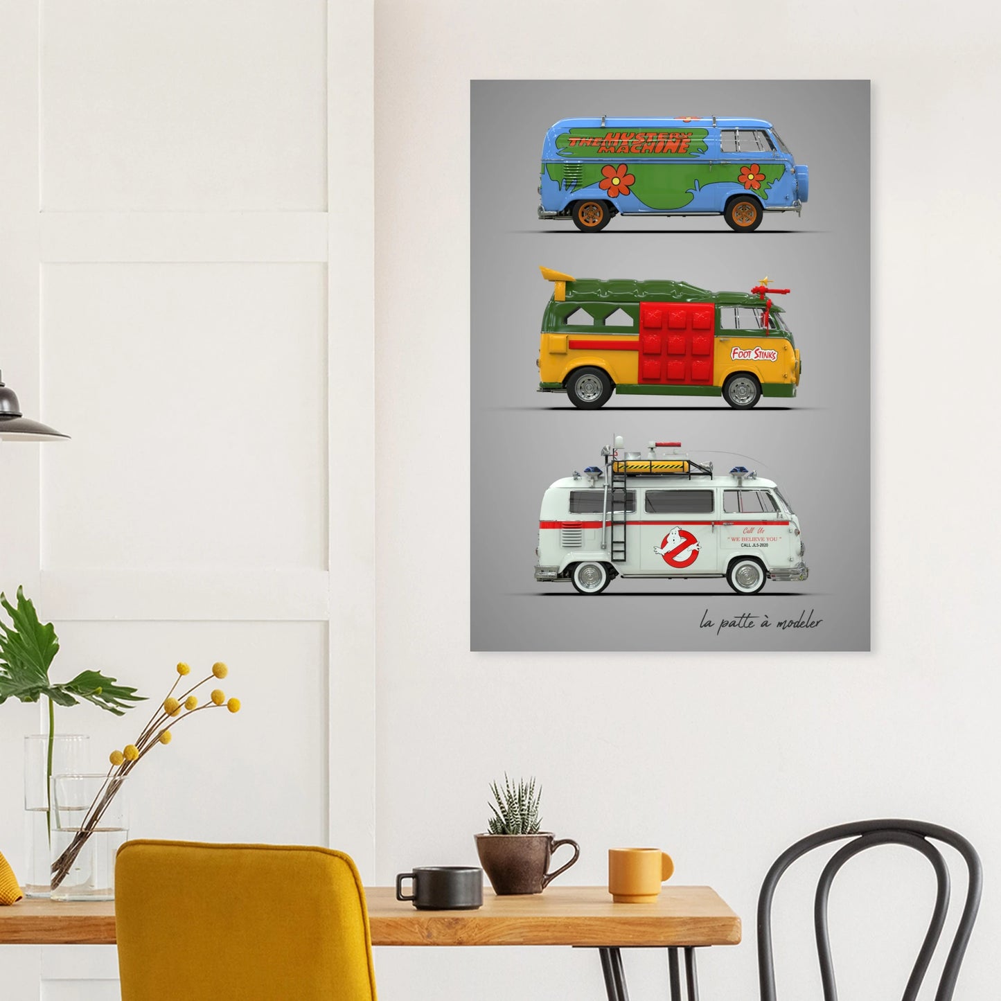 Custom German Car Aluminum Print - Vintage Automotive Art
