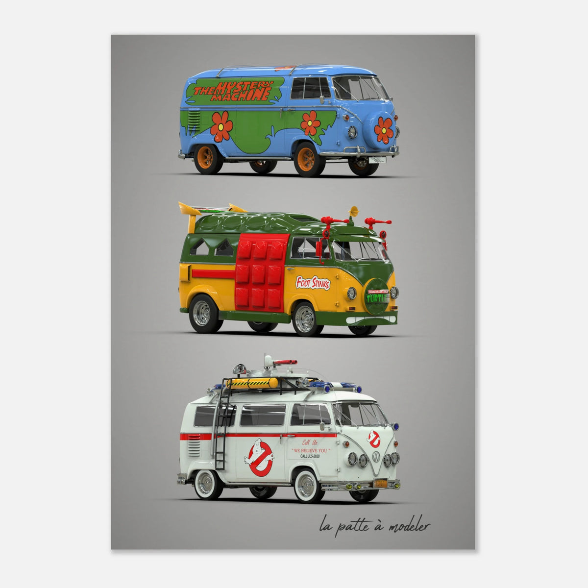 Custom Classic Car Poster - Vintage German Art Print