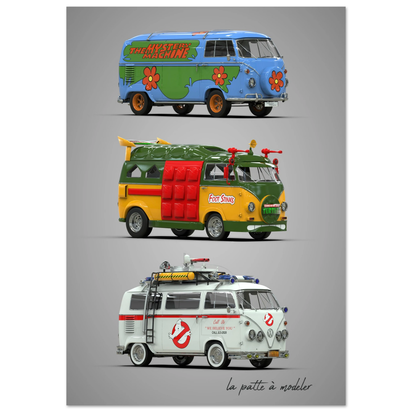Custom German Car Aluminum Print - Vintage Automotive Art