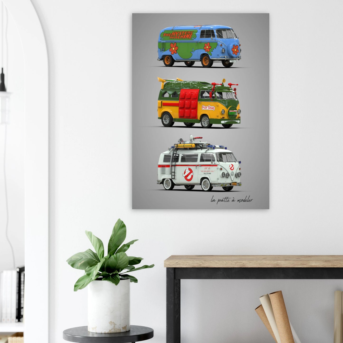 Custom German Car Aluminum Print - Vintage Automotive Art