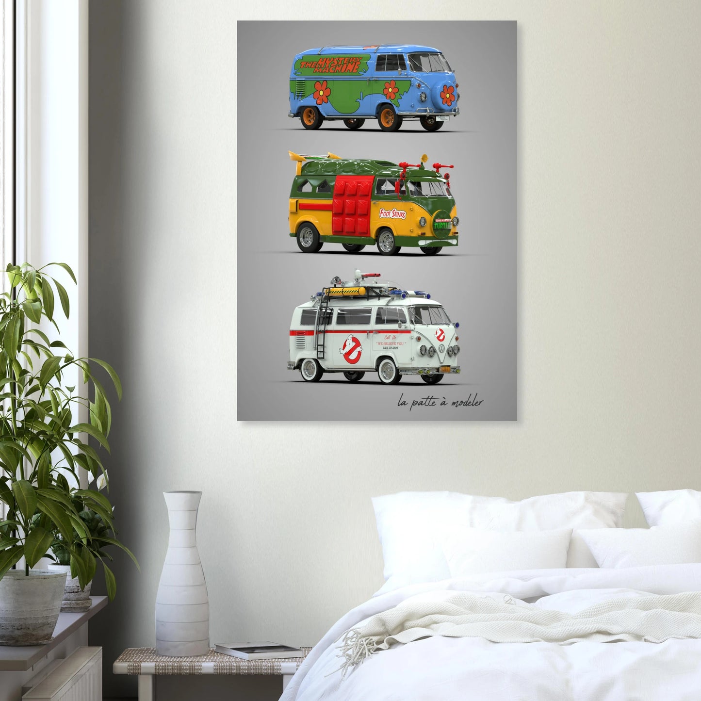 Custom German Car Aluminum Print - Vintage Automotive Art