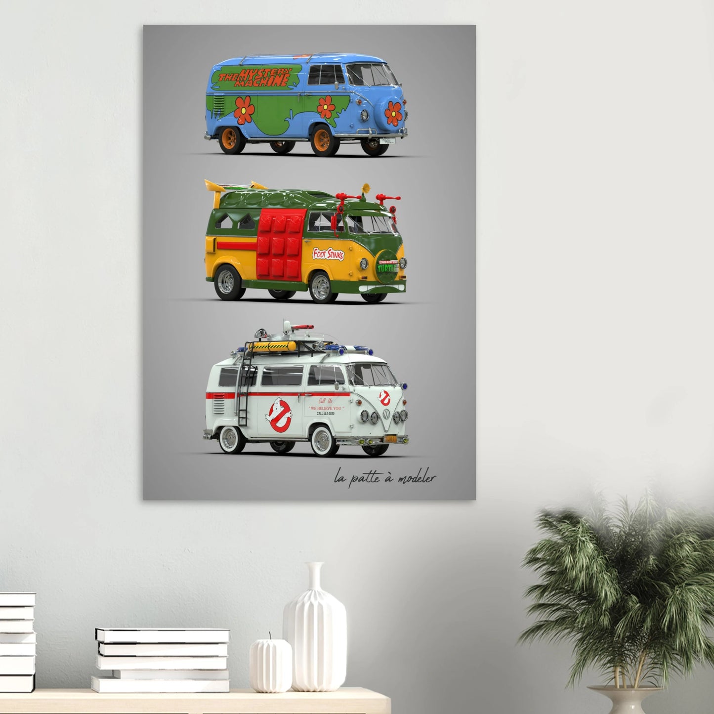 Custom German Car Aluminum Print - Vintage Automotive Art