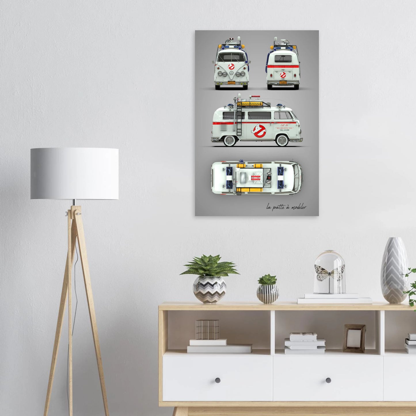 Custom Classic Car Aluminum Print - Vintage German Art
