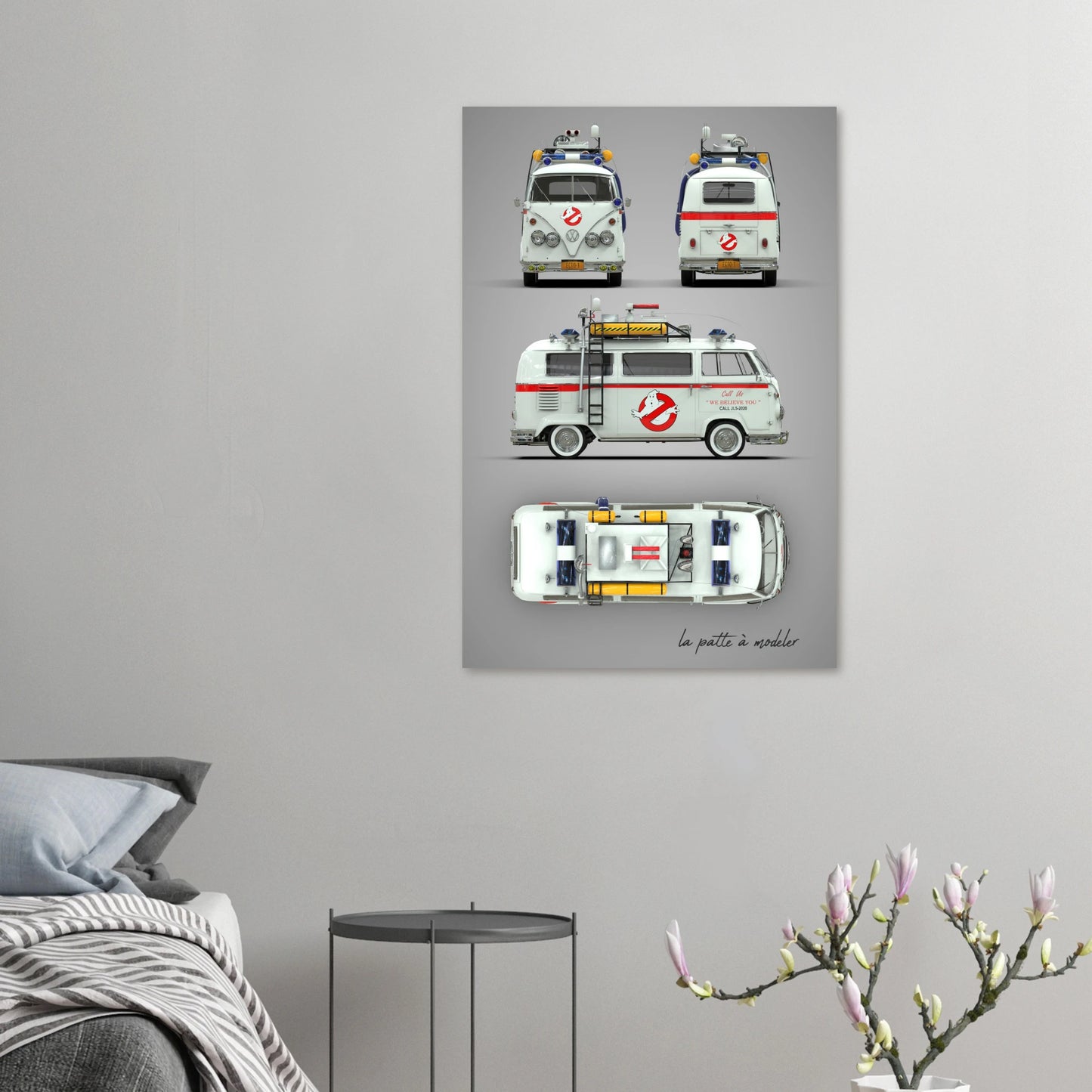 Custom Classic Car Aluminum Print - Vintage German Art