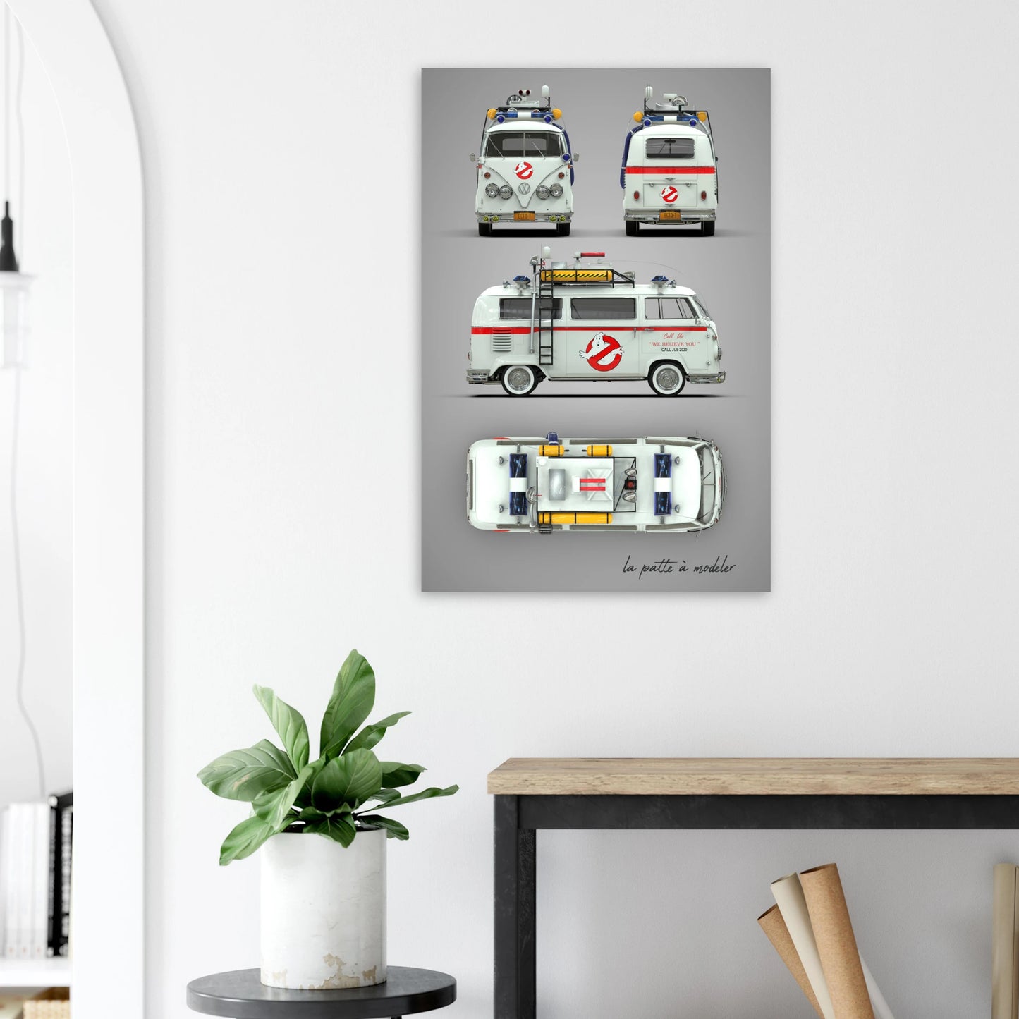 Custom Classic Car Aluminum Print - Vintage German Art