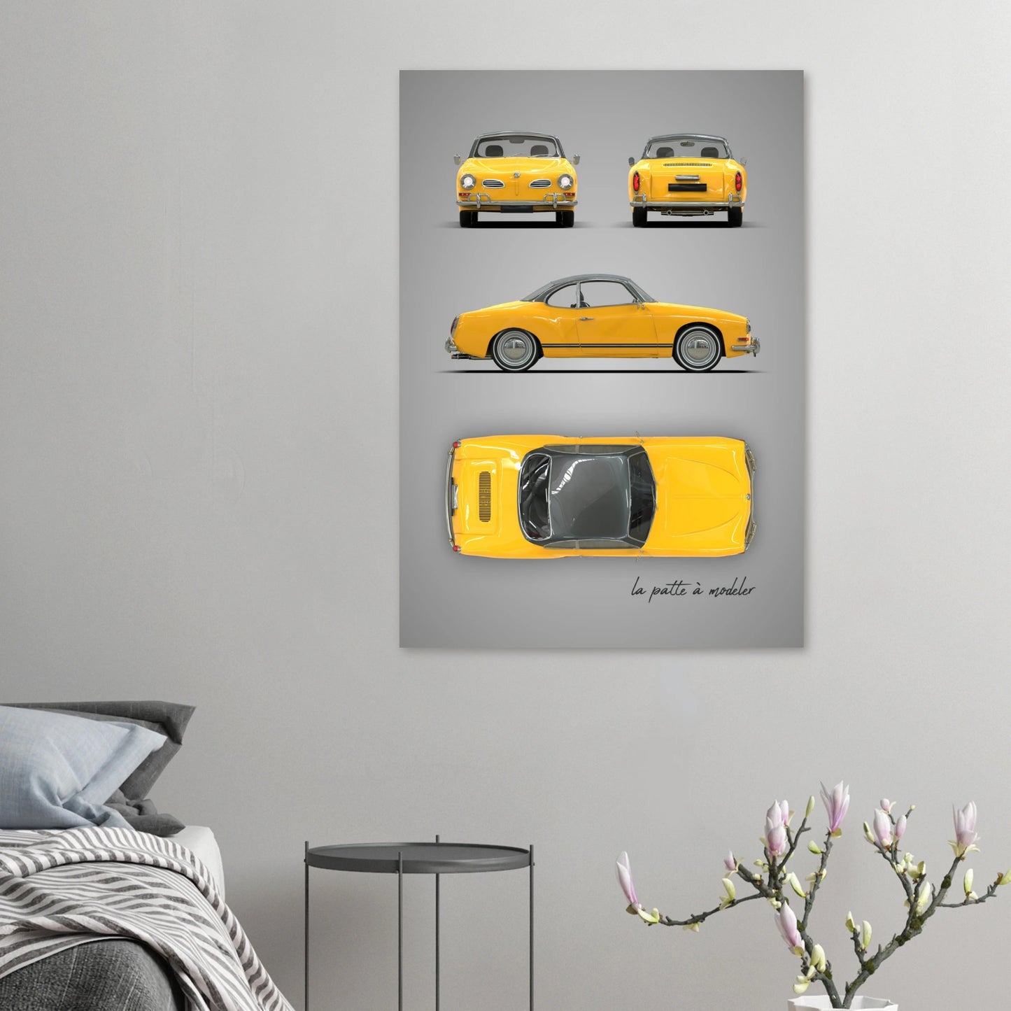 art, poster, aluminium print, wall art, automotive, gift, blueprint, car enthusiast, vintage car, classic car, motorcycle, race car, rally car, home decor